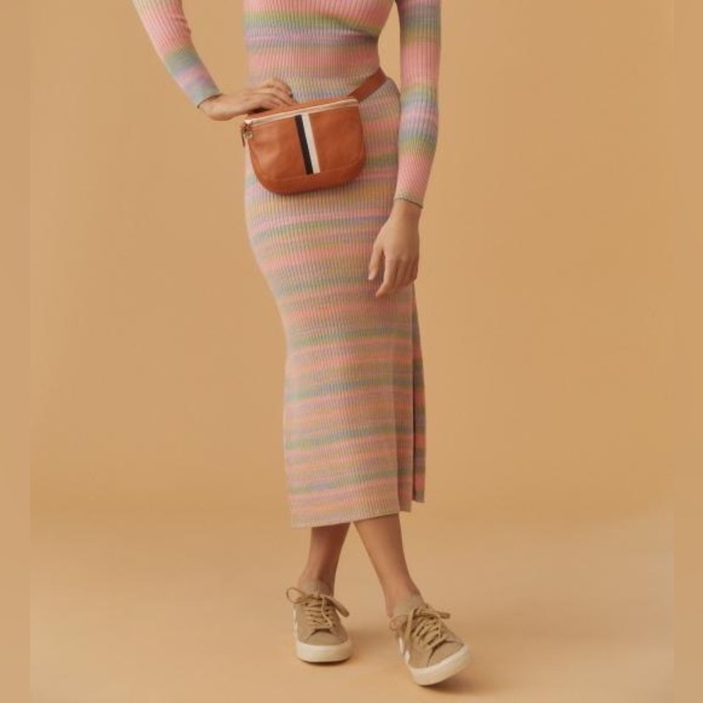 Daily Practice Pastel Stripes Sweater Dress - Picture 6 of 11